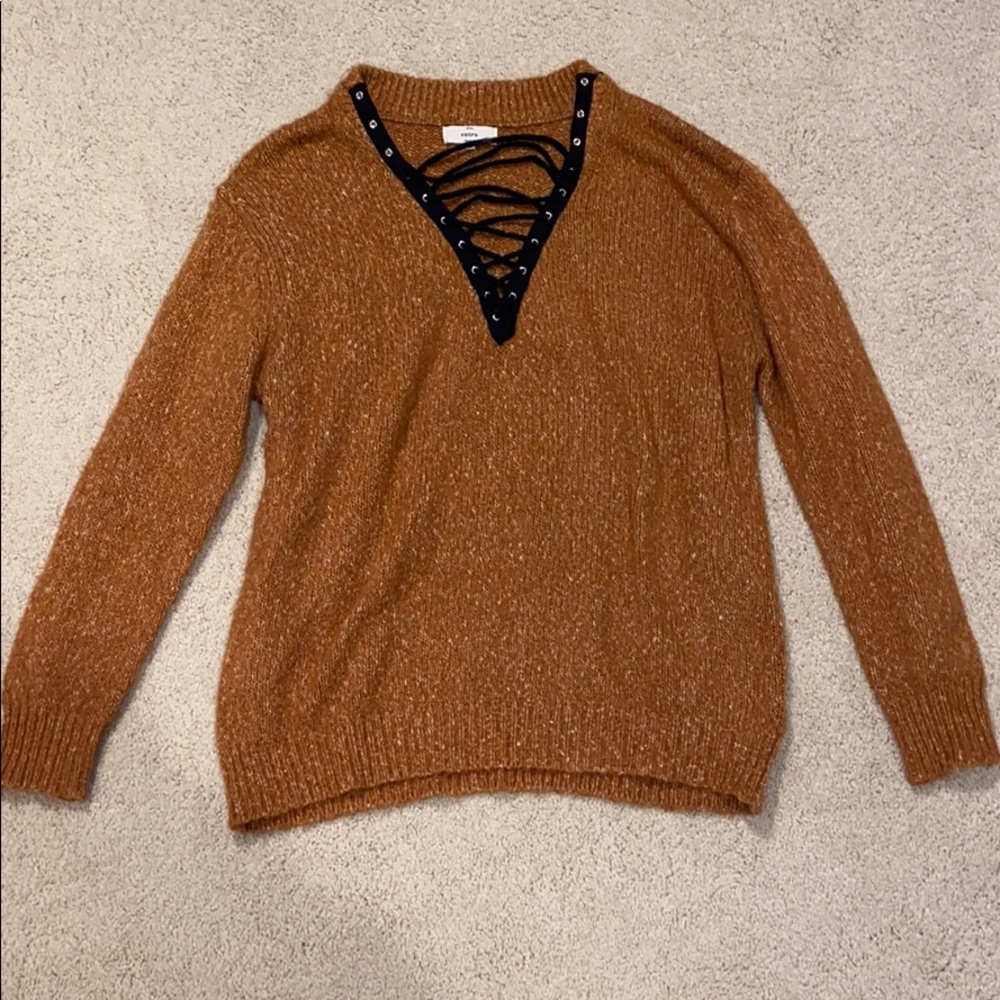 Orange sweater